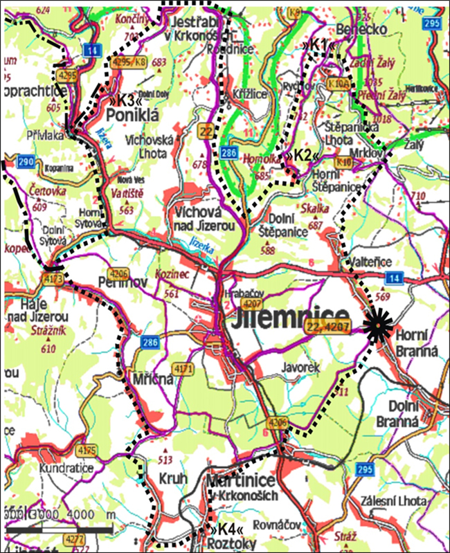 Trasa 88 km 1. část